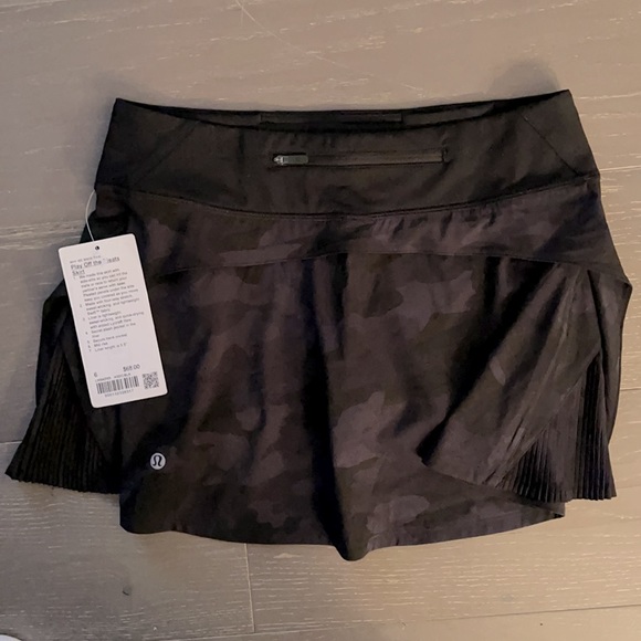 NWT Lululemon Play of The Pleats Mid Rise Skirt-6 - Picture 5 of 5